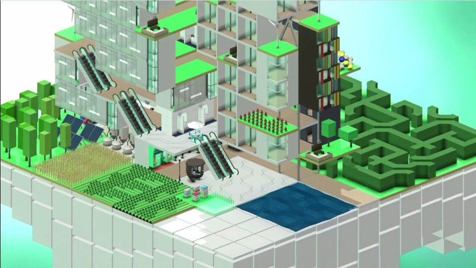 限られた土地で 縦方向 に環境を考えつつ都市を築いていくシミュレーションゲーム Block Hood Gigazine