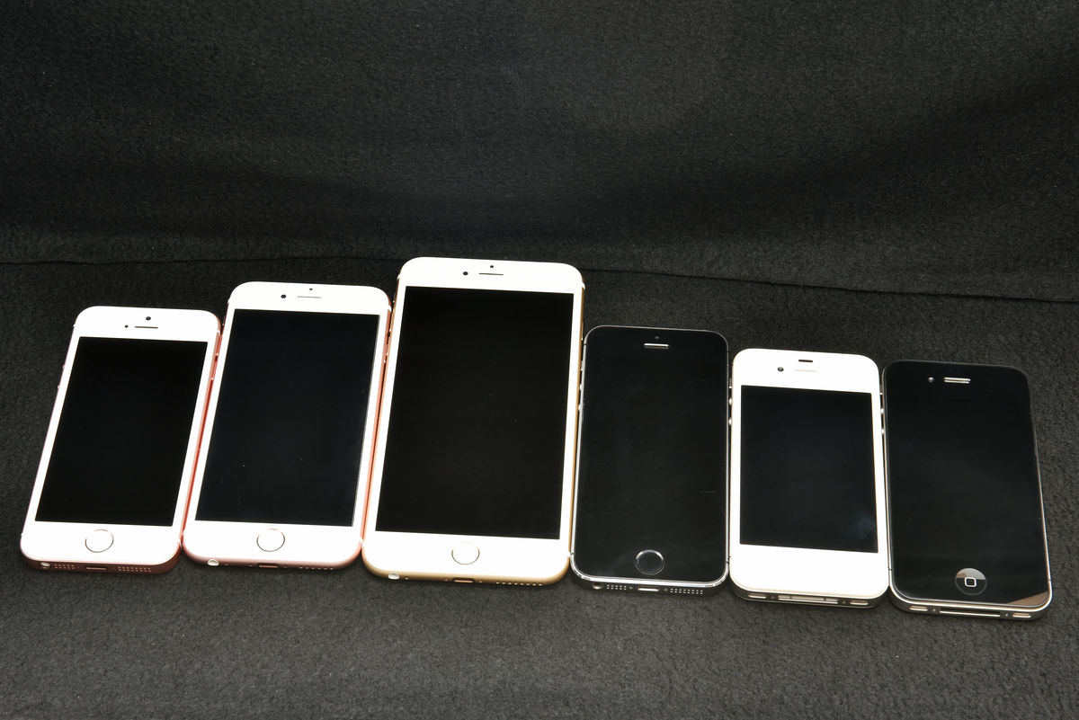 silhouet Gedrag Verborgen iPhone SE」を歴代のiPhone 4s・5s・6s・6sPとサイズ比較してみた - GIGAZINE