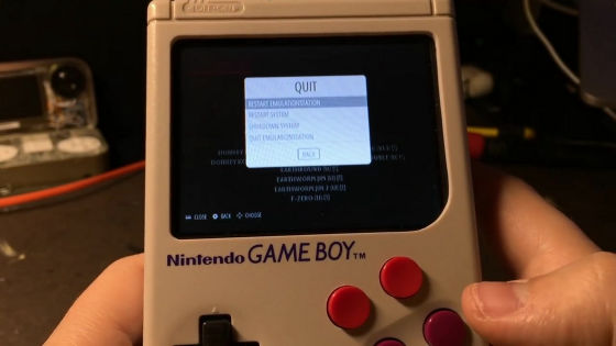 ゲームボーイにRaspberry Piをぶち込んでスーファミタイトルなどゲーム三昧な魔改造を施した「Game Boy Zero」 - GIGAZINE