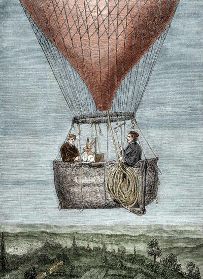 19世紀に人類史上初めて気球で1万メートル上空に昇った男たち Gigazine