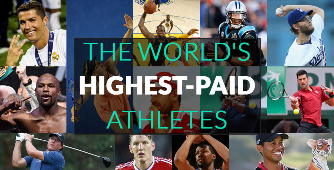 世界で最も稼いでいるスポーツ選手16 が発表 トップ100には錦織圭選手や田中将大選手がランクイン Gigazine