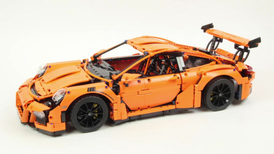 レゴ史上最高の再現性を誇る「ポルシェ 911 GT3 RS」の全製作過程を早 