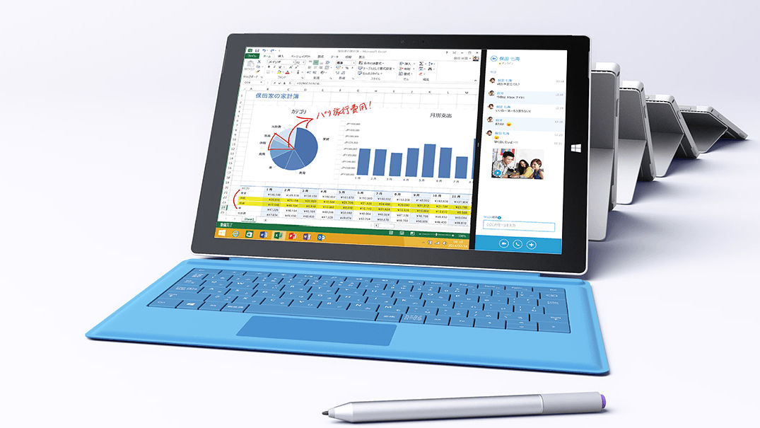 Surface Pro3 極上バッテリー劣化ゼロ Dock & Pen セット♪