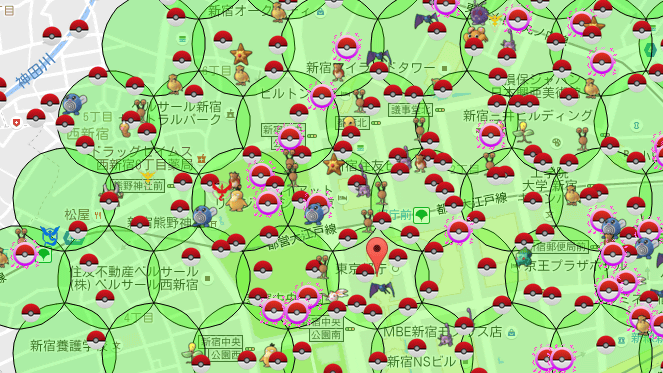 ポケモンgoで自分の近くに欲しいポケモンが出現したら自動通知可能 ジムの様子やポケストップの位置が地図でわかる Pokemongo Desktopmap Gigazine