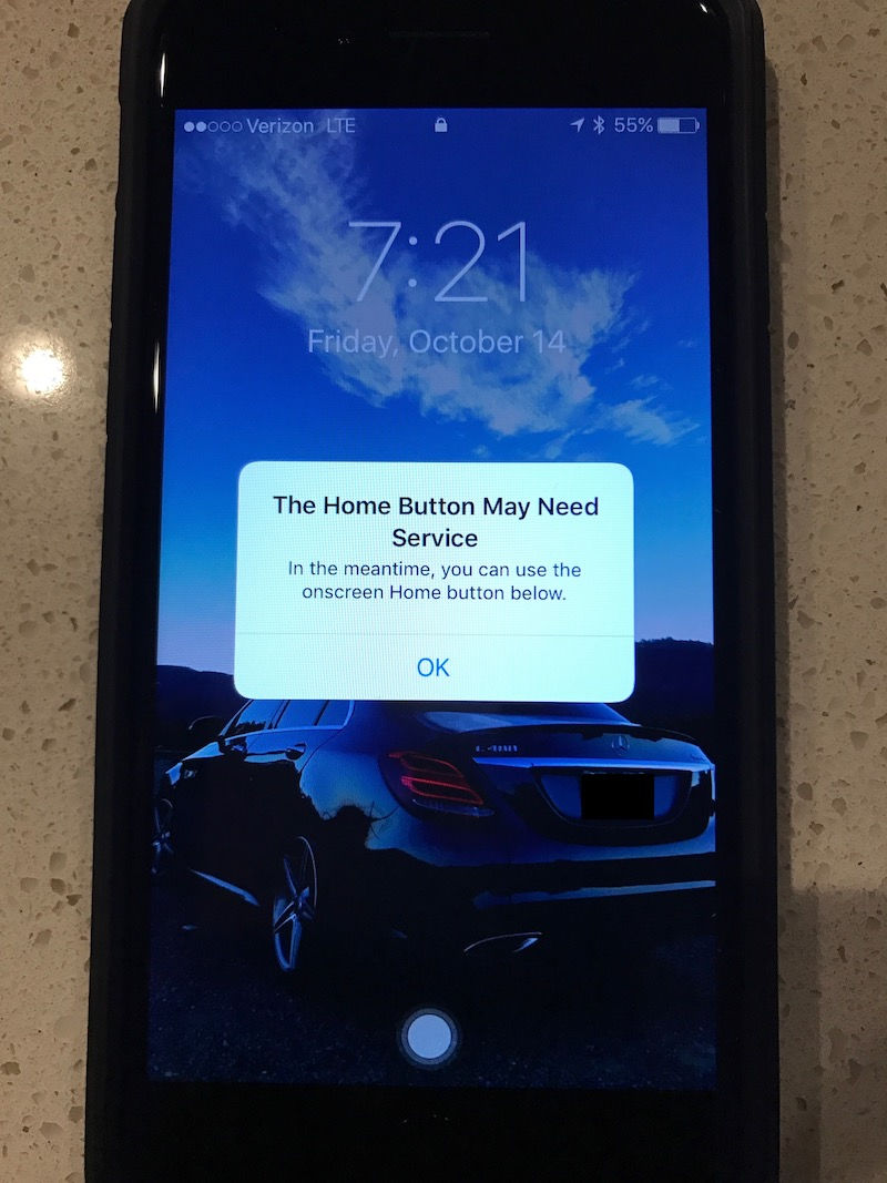 Iphone 7のホームボタンが機能不全の場合は画面上に 第2のホームボタン が出現することが判明 Gigazine