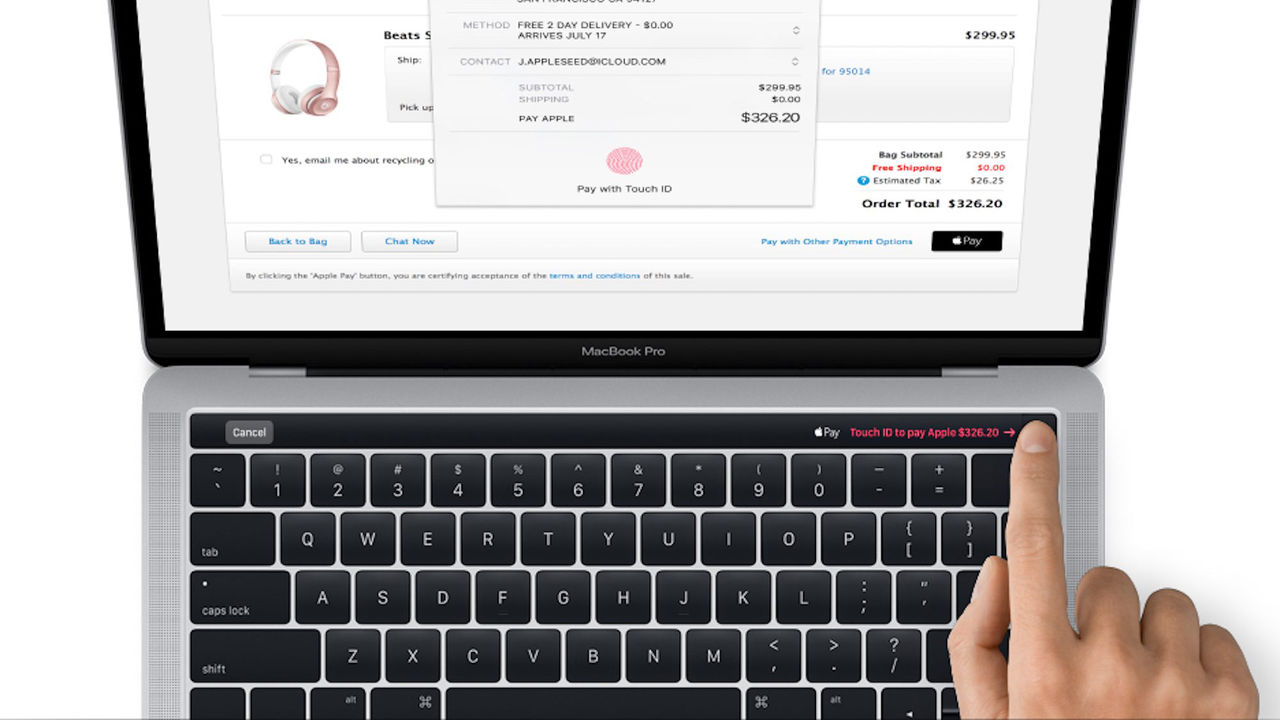 新しいMacBook Proはファンクションキー廃止でTouch ID対応の有機EL 