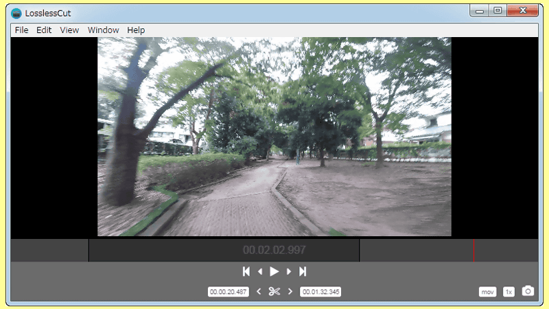 動画ファイルの画質を損なわないロスレスカットがwindows Mac Linuxでできる Losslesscut Gigazine