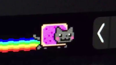 新しいMacBook ProのTouch Bar上に「Nyan Cat」を表示させる猛者が登場