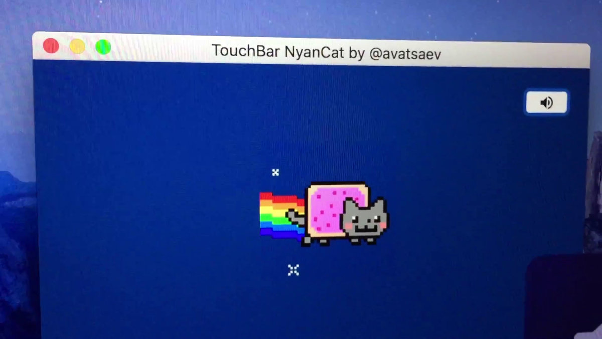 新しいMacBook ProのTouch Bar上に「Nyan Cat」を表示させる猛者が登場