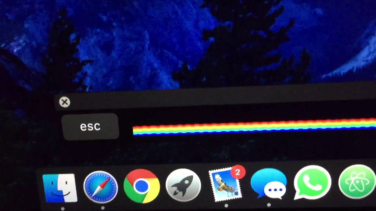 新しいMacBook ProのTouch Bar上に「Nyan Cat」を表示させる猛者が登場