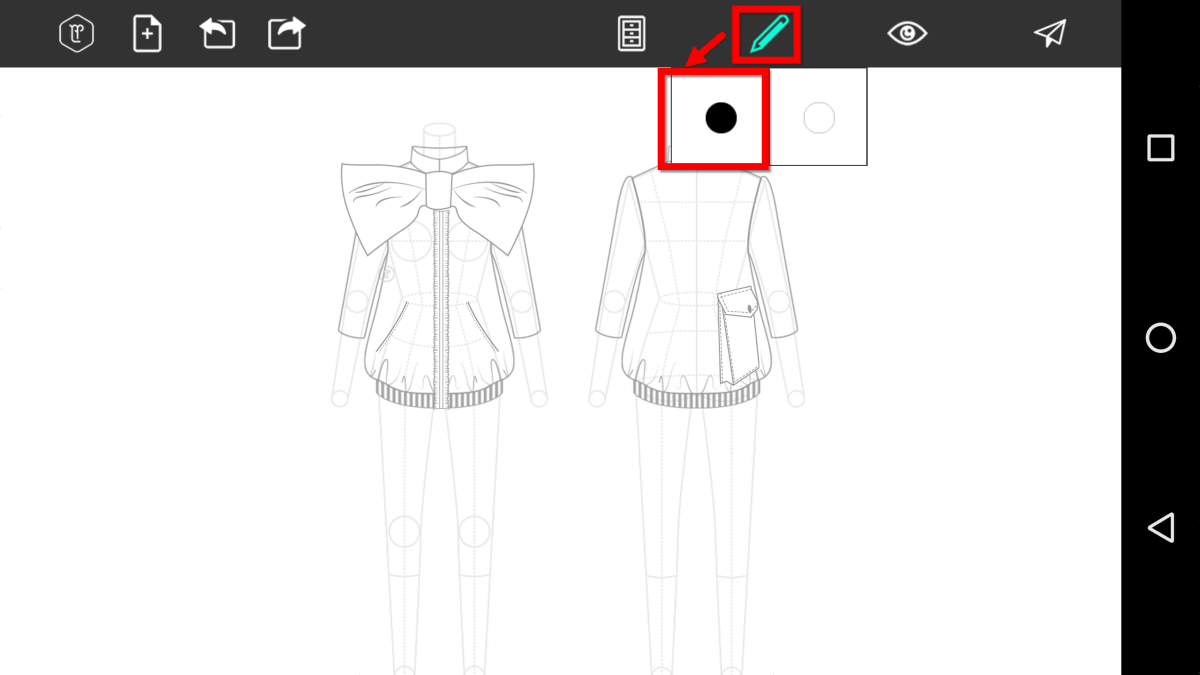 タップするだけで1000通り以上の服をデザインできて衣装のアイデアを練る時に最適な Fashion Design Flat Sketch レビュー Gigazine