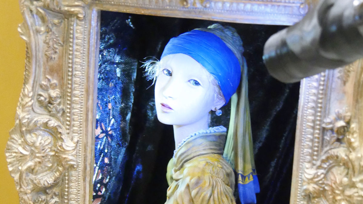 フェルメールの名画「真珠の耳飾りの少女(青いターバンの娘)」がまさかの立体化 - GIGAZINE