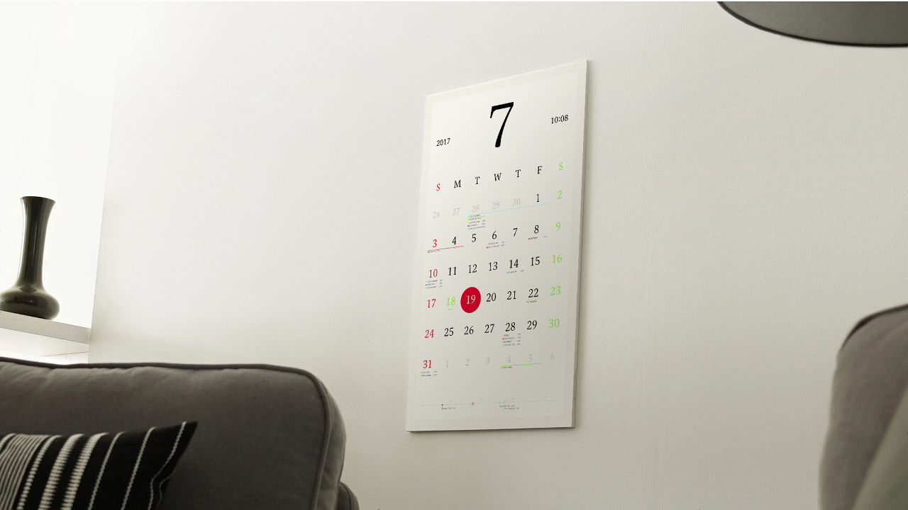 Googleカレンダーと完全同期する「紙」の カレンダー「Magic Calendar」 GIGAZINE