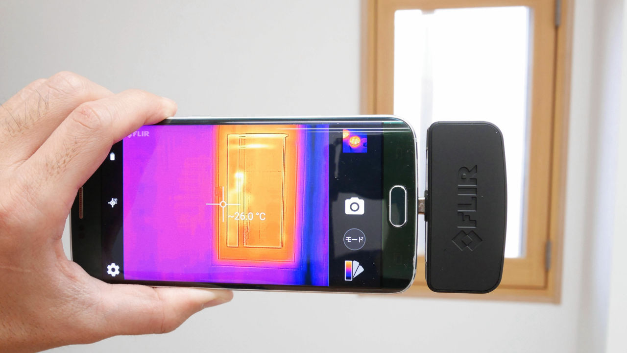 スマホをサーモカメラに変身させる Flir One For Android レビュー 初期不良の交換手続きはこんな感じ Gigazine