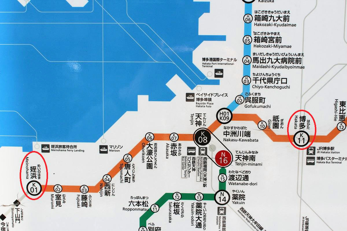 福岡の魅力を伝えたくて地下鉄沿線の姪浜から博多まで歩いてみた Gigazine