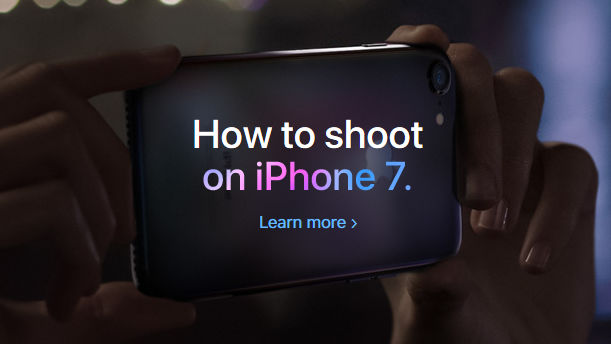 Iphone 7を使ってキレイな写真を撮る方法 をappleが伝授するムービー ウェブサイトが登場 Gigazine