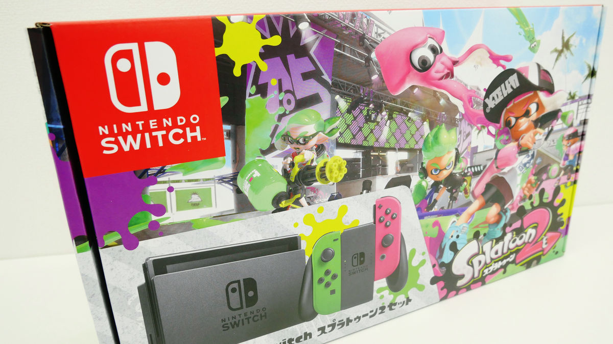 Nintendo Switch スプラトゥーン2セット」実機レビュー、Joy-Con 
