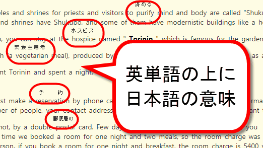 ウェブページの英単語に単語レベルを指定して日本語訳のルビをつけることが可能なgoogle Chrome拡張機能 Read Ruby レビュー Gigazine