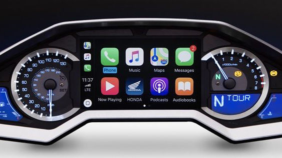 ホンダの最上級ツアラーバイク「ゴールドウィング」は7インチ液晶を搭載してAppleのCarPlayに対応 - GIGAZINE