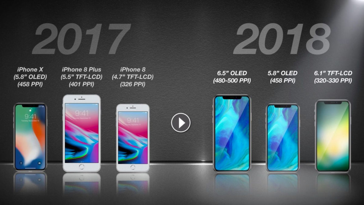 2018年のiPhoneは「iPhone X」と同じベゼルレスデザインで安価な端末も