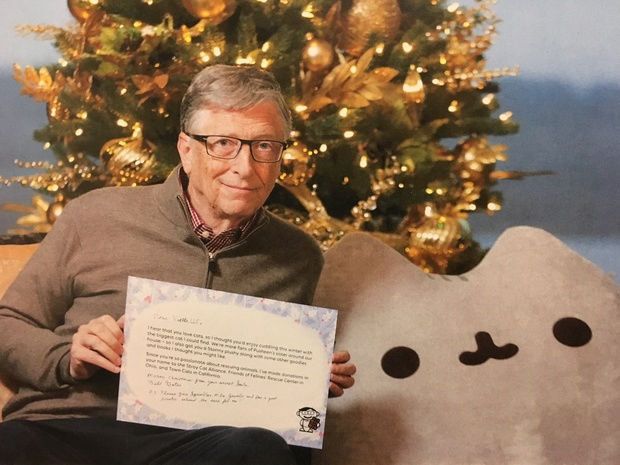 ビル ゲイツから届いたネコ好き女性へのクリスマスプレゼントの内容は Gigazine