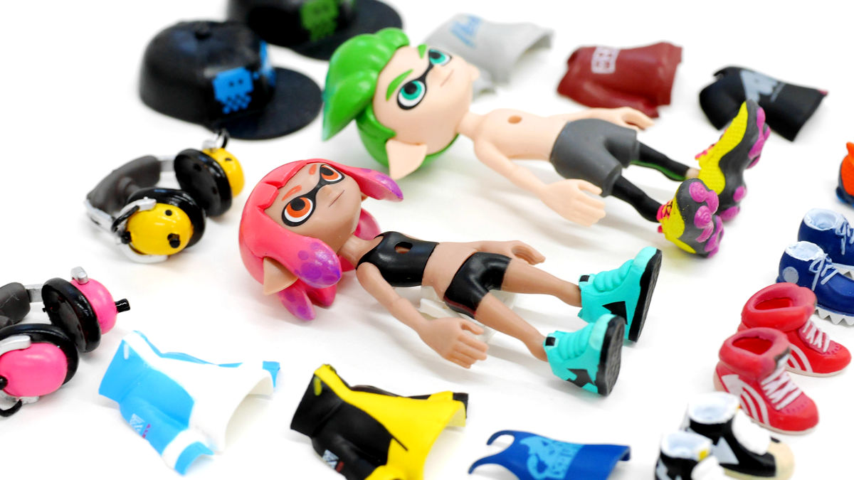 スプラトゥーン2のボーイ＆ガールを好き放題に着せ替えできる「スプラ