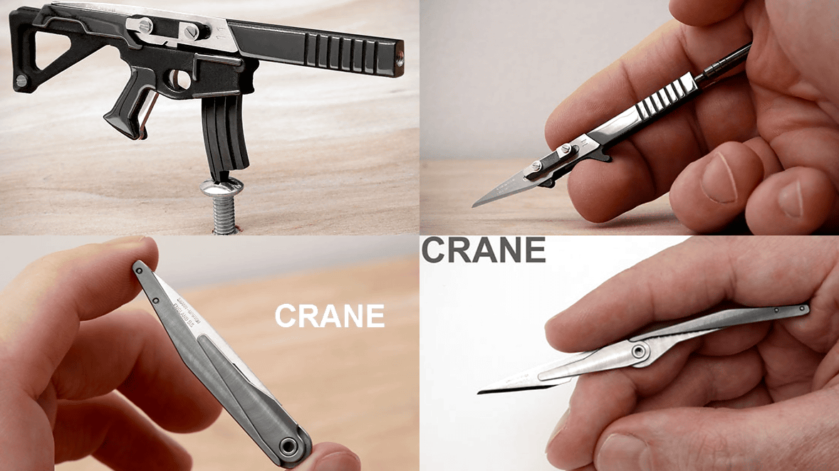 手に隠れるぐらい携帯性が抜群な極小ナイフ Puna と Crane Gigazine