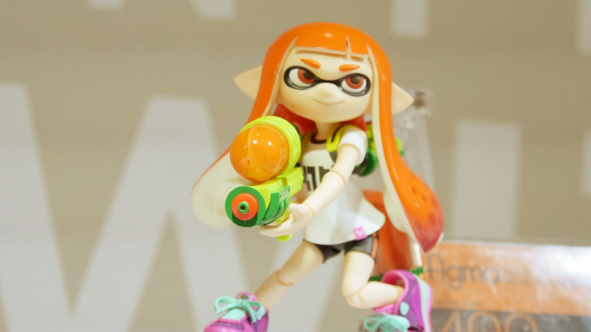 スプラトゥーンのガールがフル可動 Splatoonガール としてfigmaに登場 パーツ交換で 2 にも対応 Gigazine