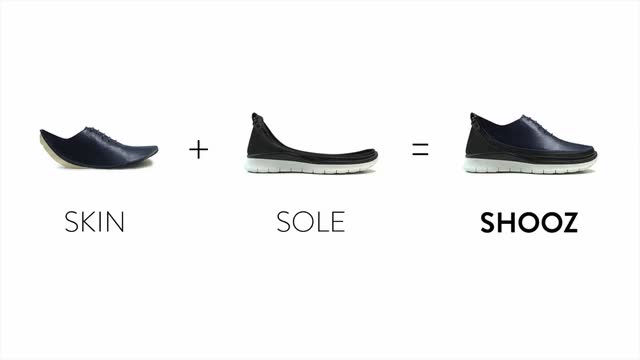 Modular shoes that can be customized by freely combining parts such as shoe  soles 