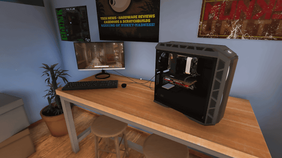 無料配布からわずか24時間強で自作pcシミュレーションゲームの Pc Building Simulator が400万人以上にゲットされる Gigazine