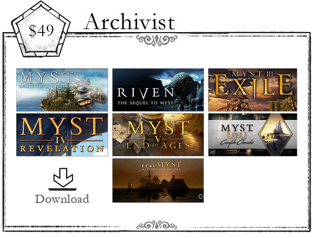 600万本以上を全世界で売り上げた傑作アドベンチャーゲーム Myst の25周年記念パッケージが登場 Gigazine