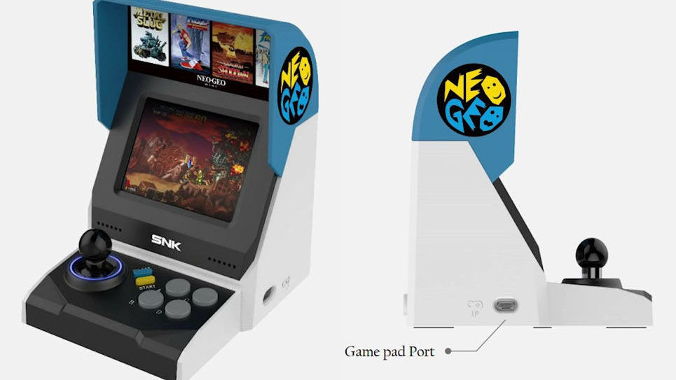NEOGEOの復刻版「Neo Geo Mini」はアーケード型のミニゲーム機という 