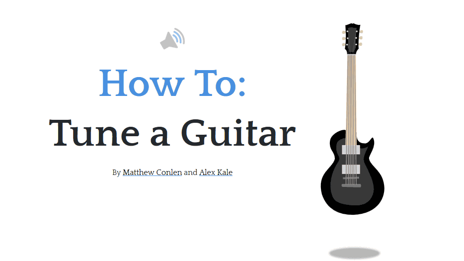 ギターを耳でチューニングする方法がわかる How To Tune A Guitar Gigazine