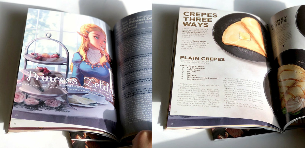 The BotW recipe book