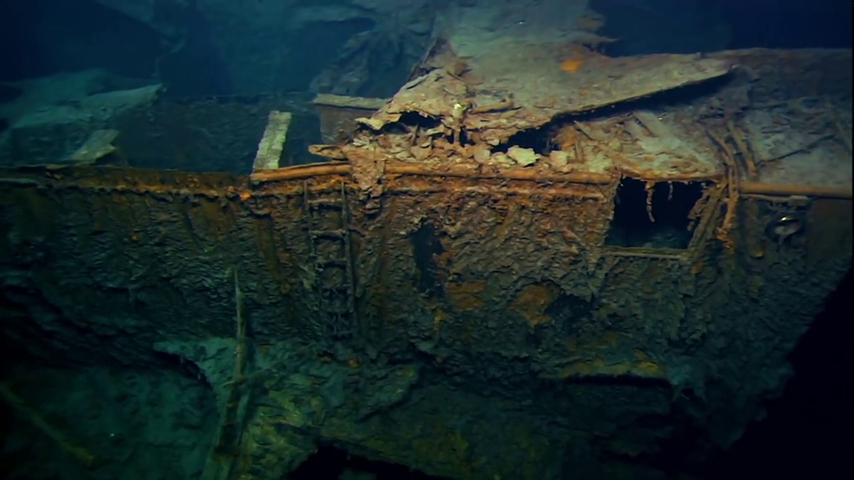 Титаник в настоящее время под водой фото