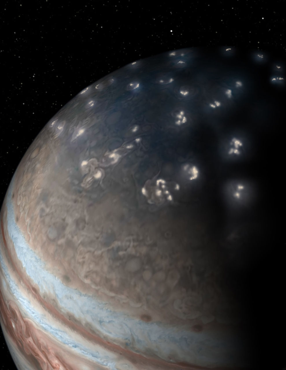 木星の雷は従来の予想と異なり 地球の雷に近い と判明 Gigazine