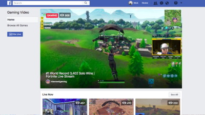 Facebookがゲーム配信動画をまとめたハブ Fb Gg を発表 ゲーム配信にこだわる理由とは Gigazine