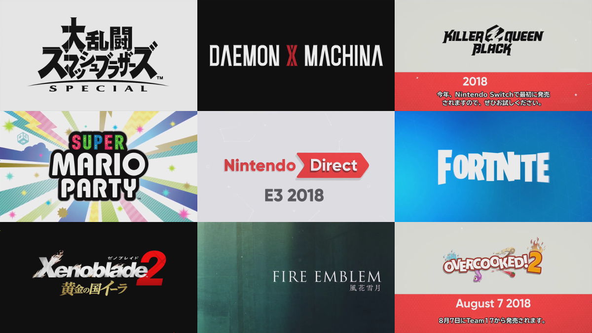 Nintendo Direct E3 2018 Summary