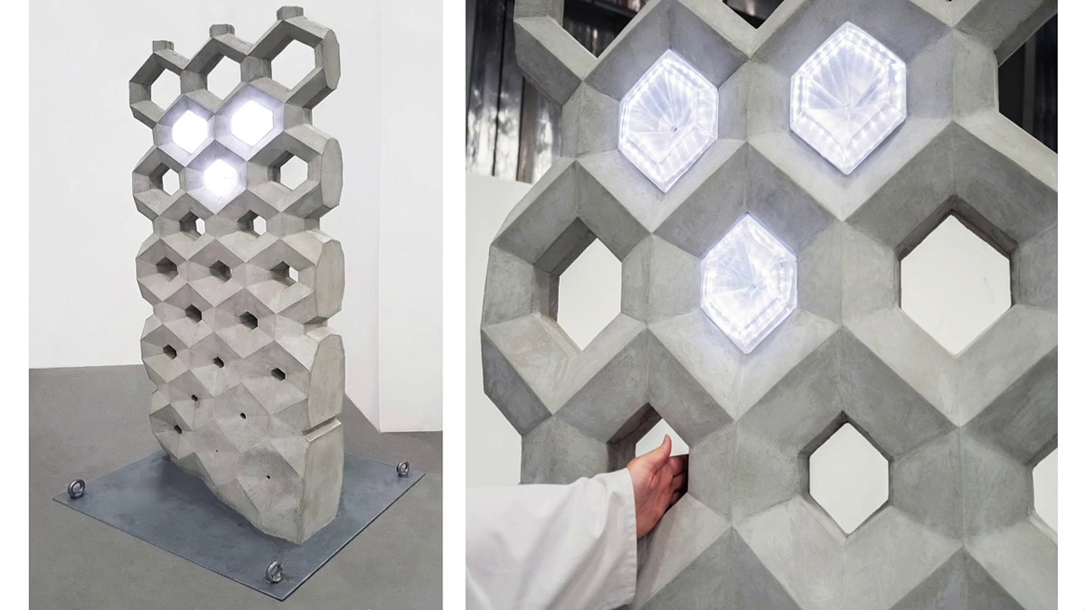 Smart concrete wall' which realizes complicated shape with 3D ...