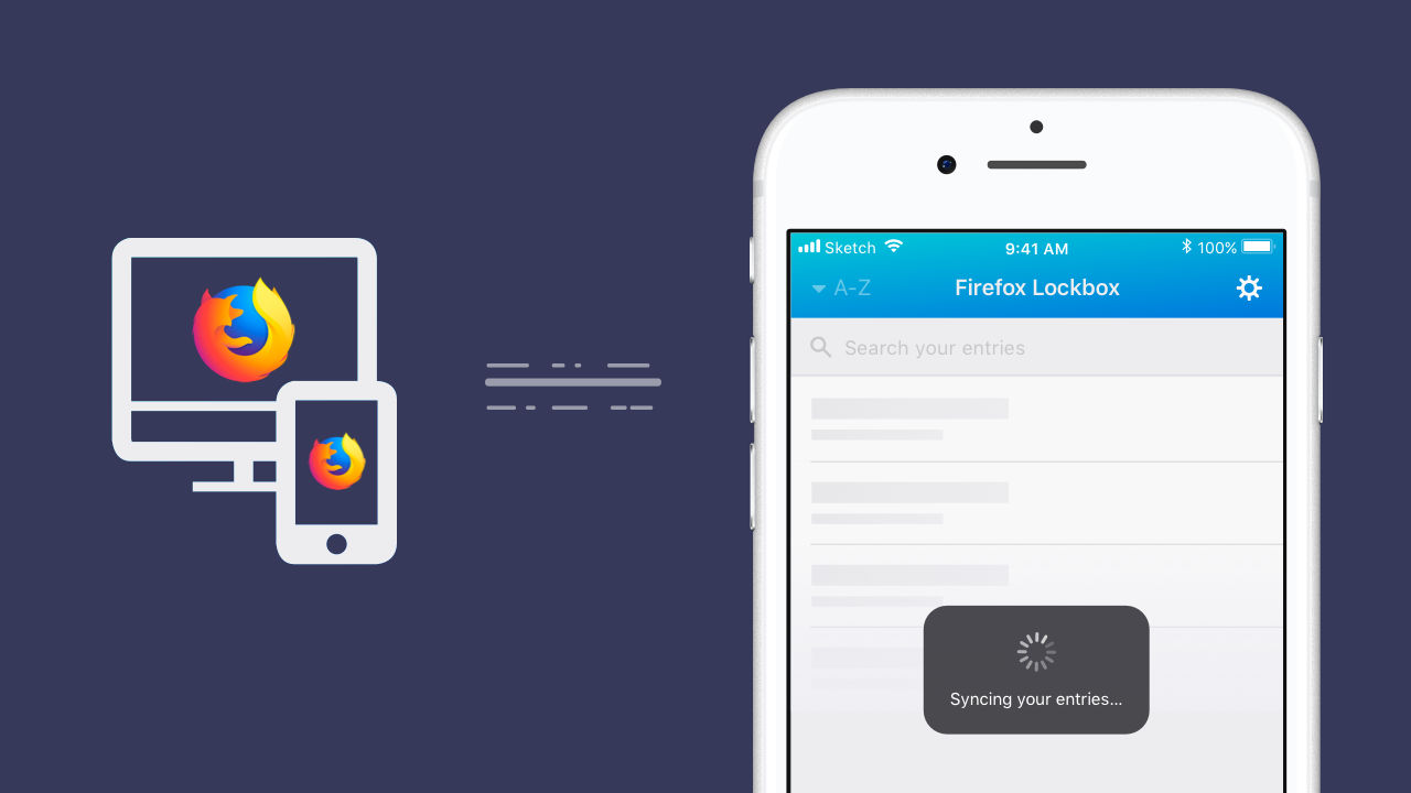 Firefoxアカウントで保存したパスワードをiphoneで安全 快適に同期できるアプリ Firefox Lockbox Gigazine