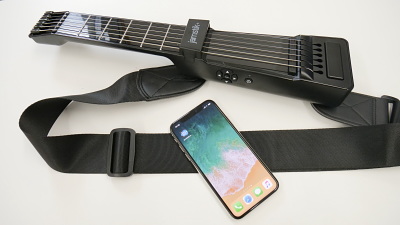 ギターのような感覚で演奏 音楽作成できて練習にも使えるスマートギター Jamstik を使ってみた Gigazine