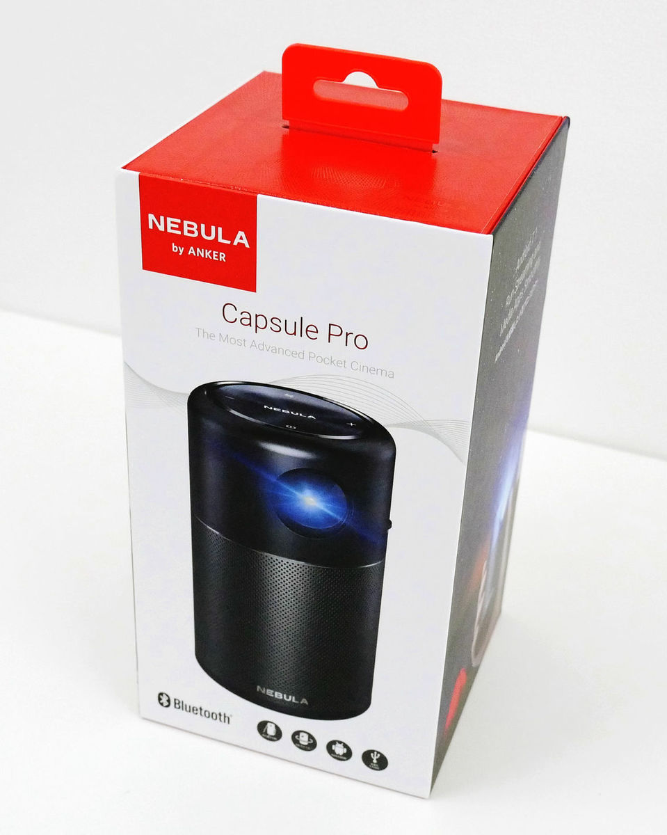 I tried using Anker's mobile projector 'Nebula Capsule Pro' that is  convenient to carry with 350 ml can size - GIGAZINE