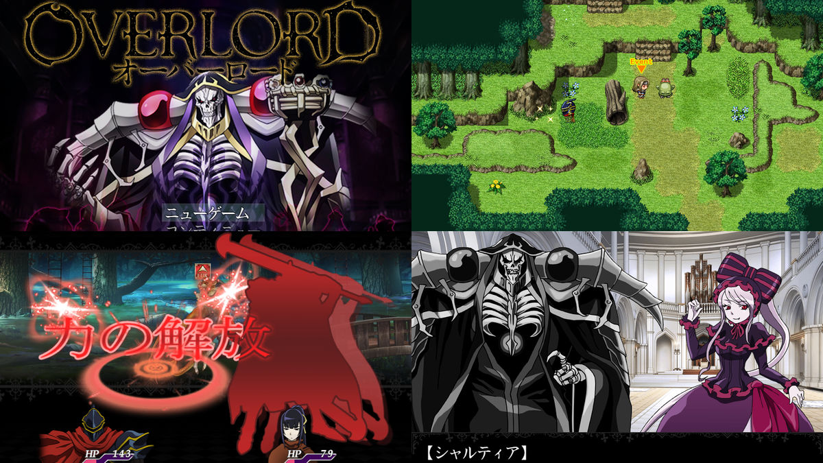 Qoo News] Special RPG Maker MV x OVERLORD Browser Game Available Online!