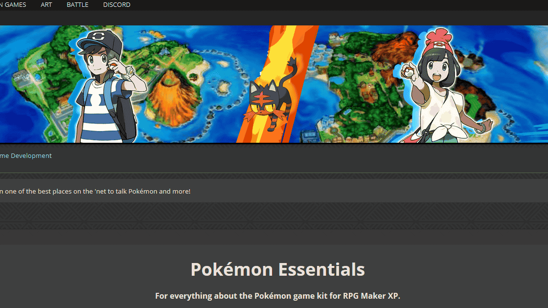 Grupo de Pokémon Essentials no Discord 