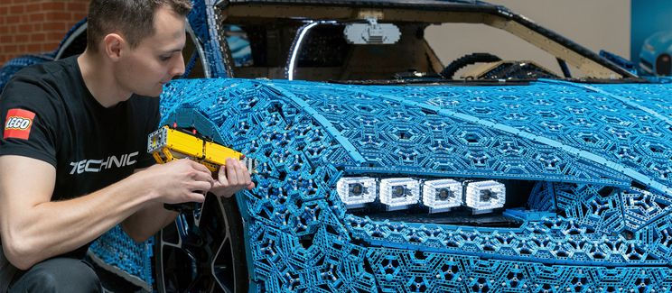 Meet The Life-Size LEGO Technic Bugatti Chiron You Can Actually Drive