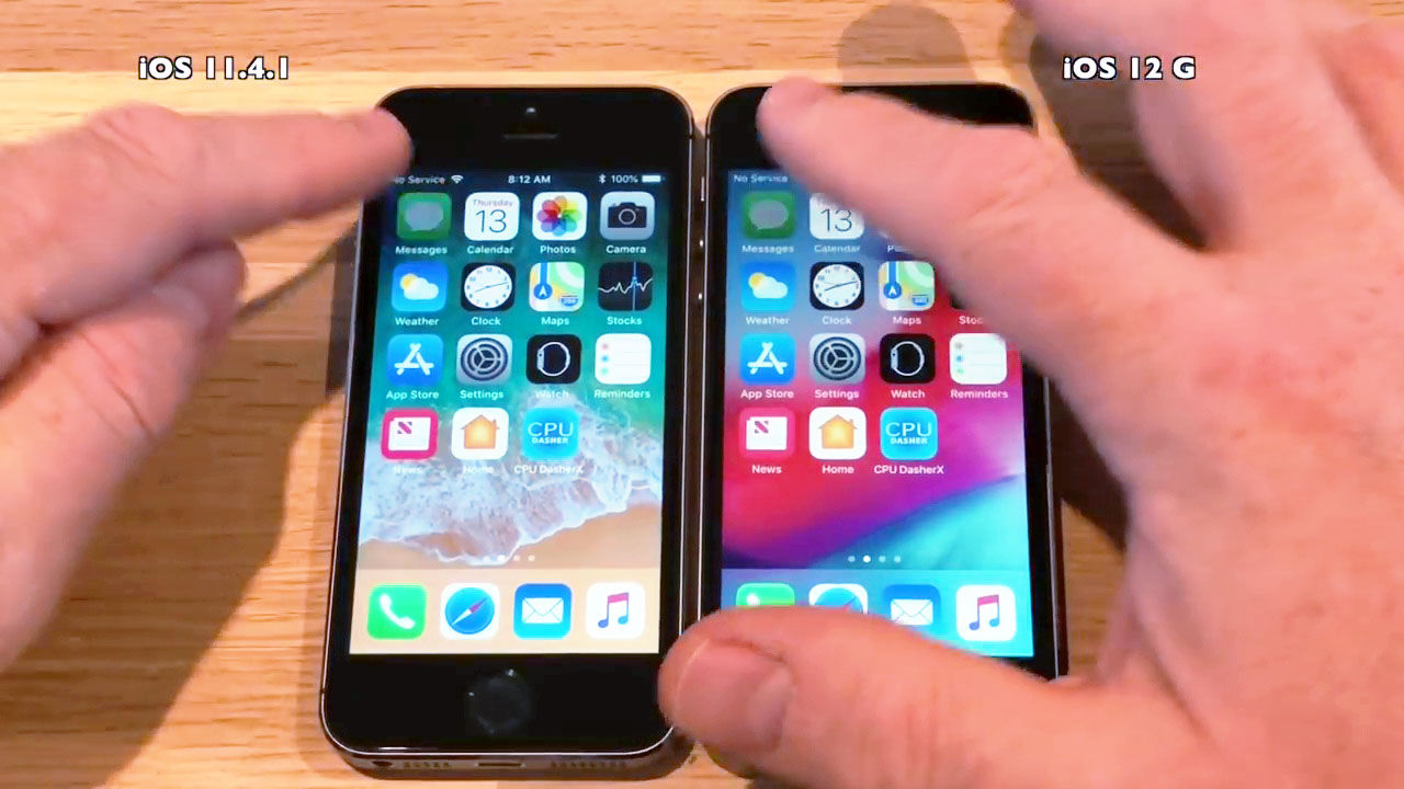 What Happens If You Run The Latest Ios 12 On Older Devices Such As Iphone 5s And Iphone 6 Compared To Ios 11 Gigazine