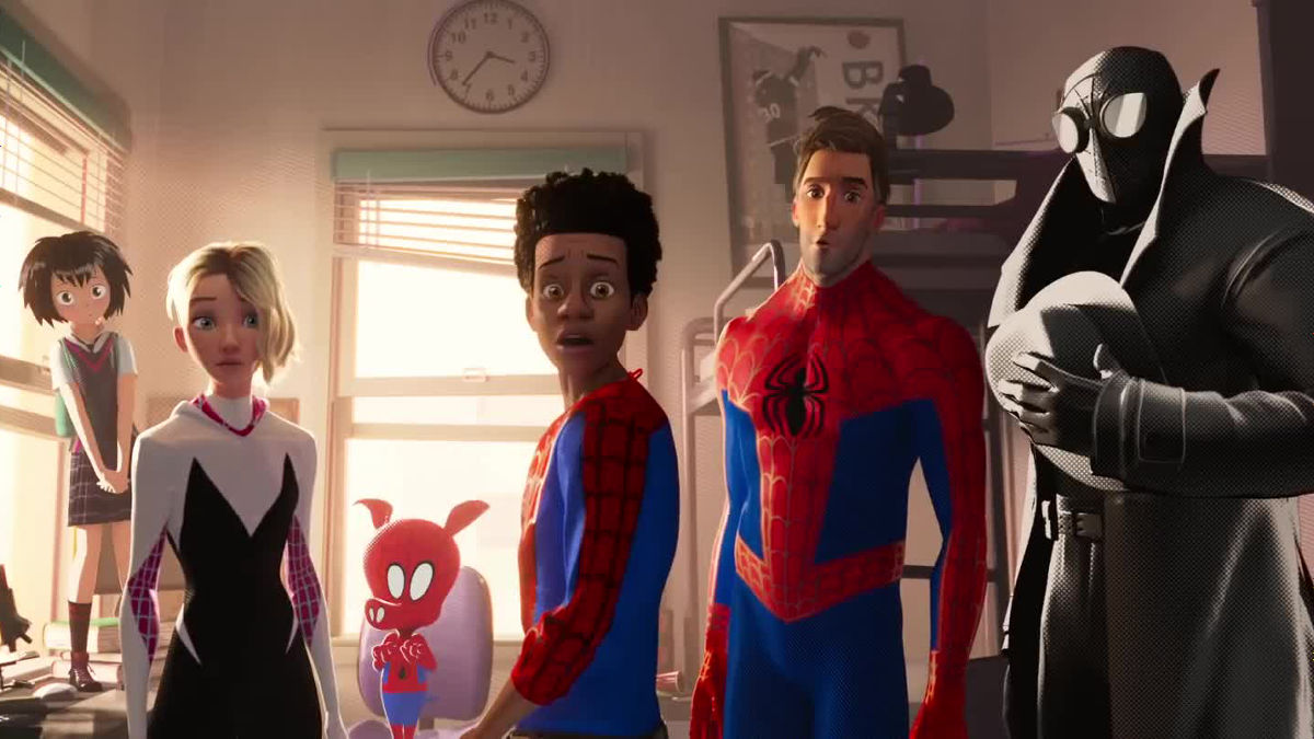 Animation movie 'Spider-Man: Spider Bath' gathered by multiple Spider-Man  present in Parallel World The latest trailer released - GIGAZINE