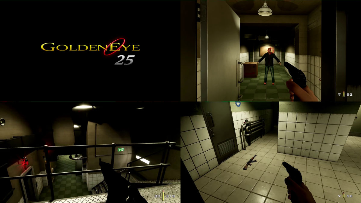 NINTENDO64の名作FPS「ゴールデンアイ 007」をUnreal Engine 4で美麗に