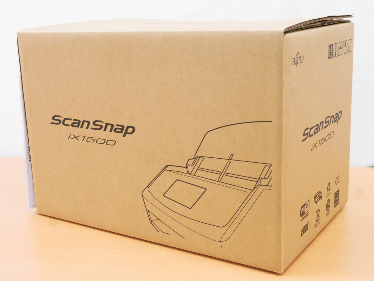 I actually used the Personal Document Scanner 'ScanSnap iX 1500