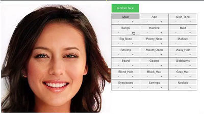 クリックするだけで性別 年齢 髪型などを自然に変化させてリアルな顔写真を生成できる Tl Gan Gigazine
